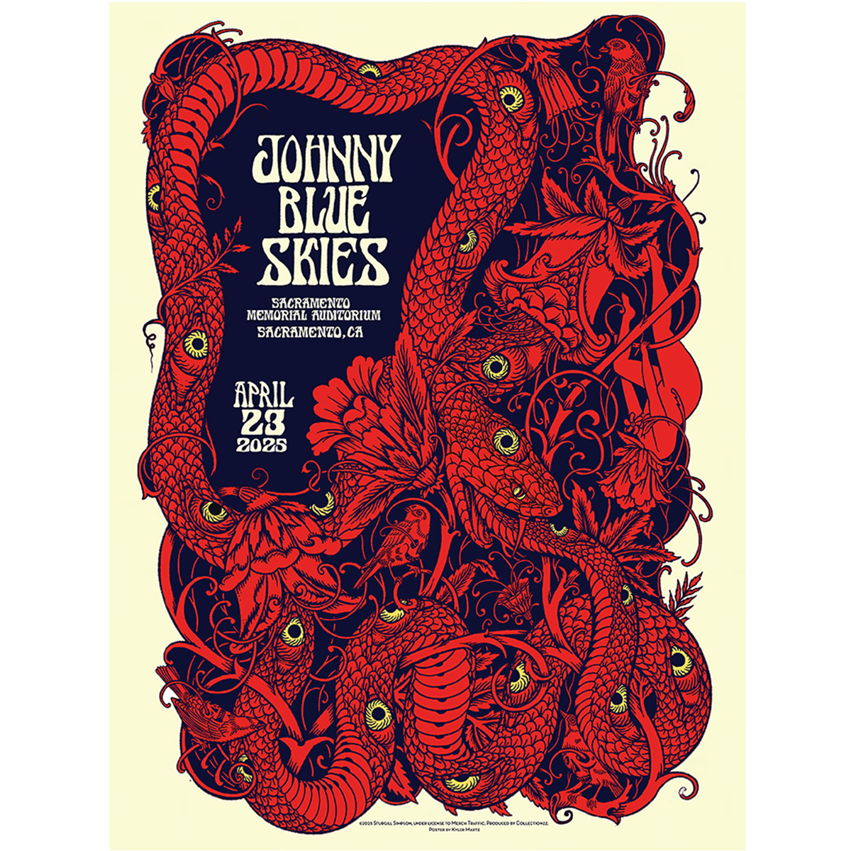 Sacramento April 23 Tour Poster