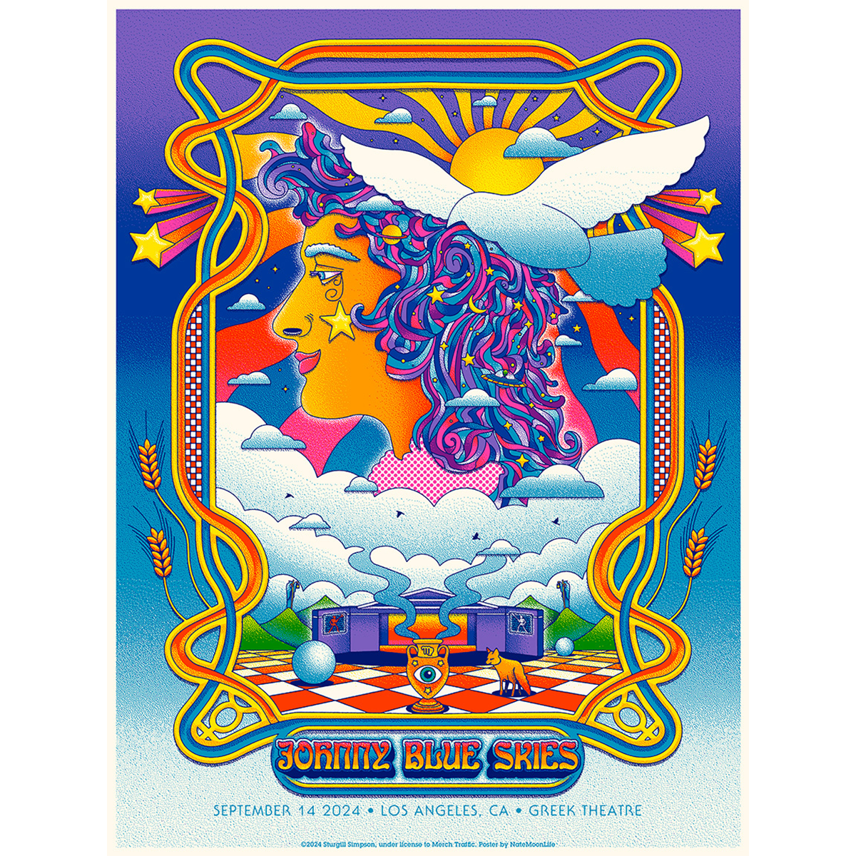 Los Angeles September 14 Tour Poster